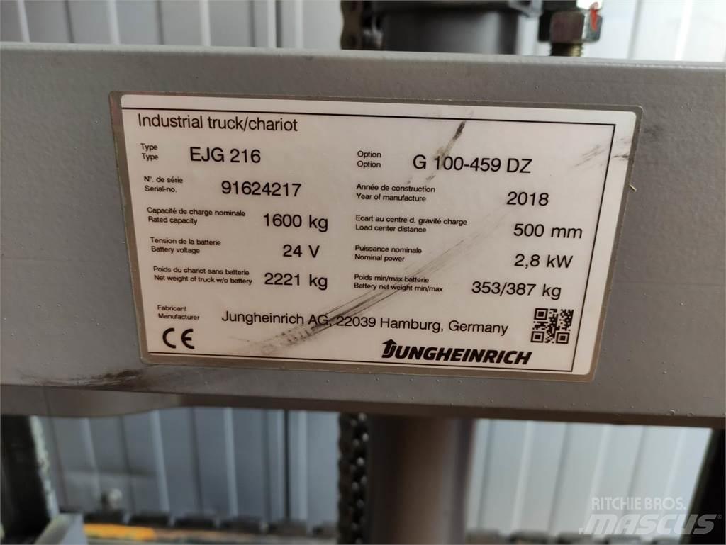 Jungheinrich EJG216 Ručni električni viljuškar