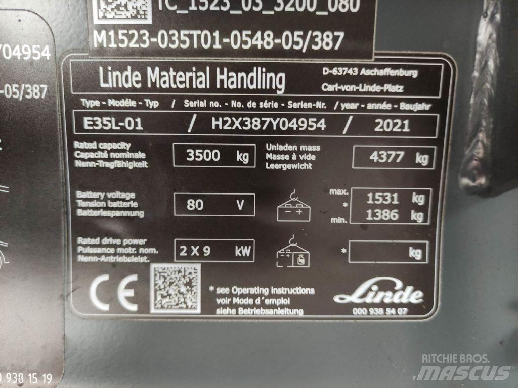 Linde E35L-01-387 Električni viljuškari