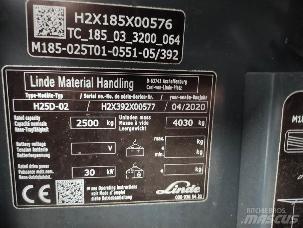 Linde H25D-02-392 EVO Dizelski viljuškari