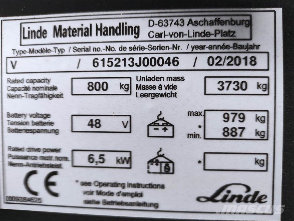 Linde V Modular Visoko dizajući komisioni viljuškar