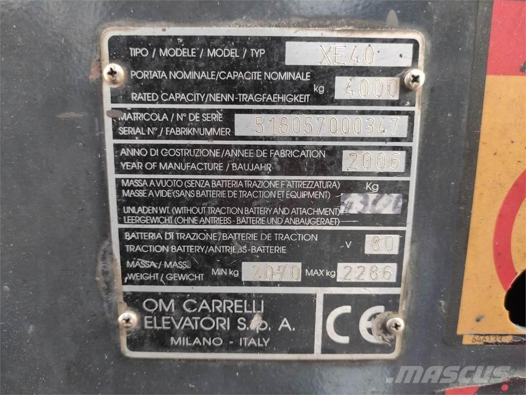 Om-Pimespo XE40 Električni viljuškari