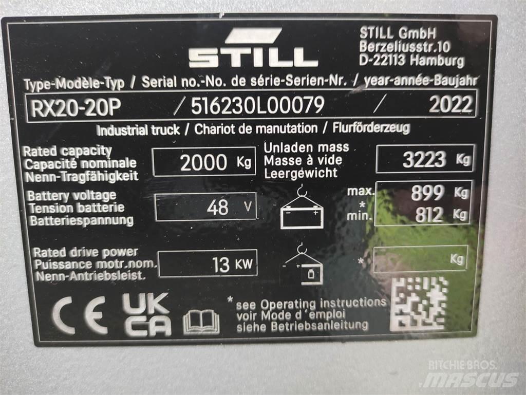Still RX20-20 P Električni viljuškari