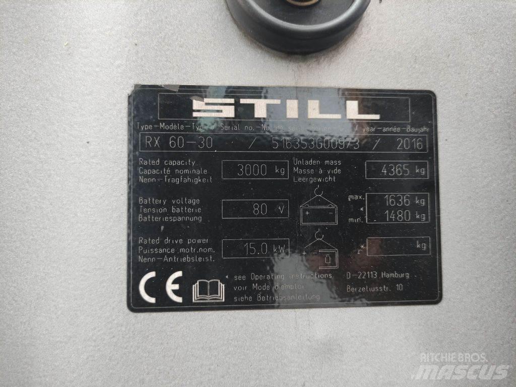 Still RX60-30 Električni viljuškari