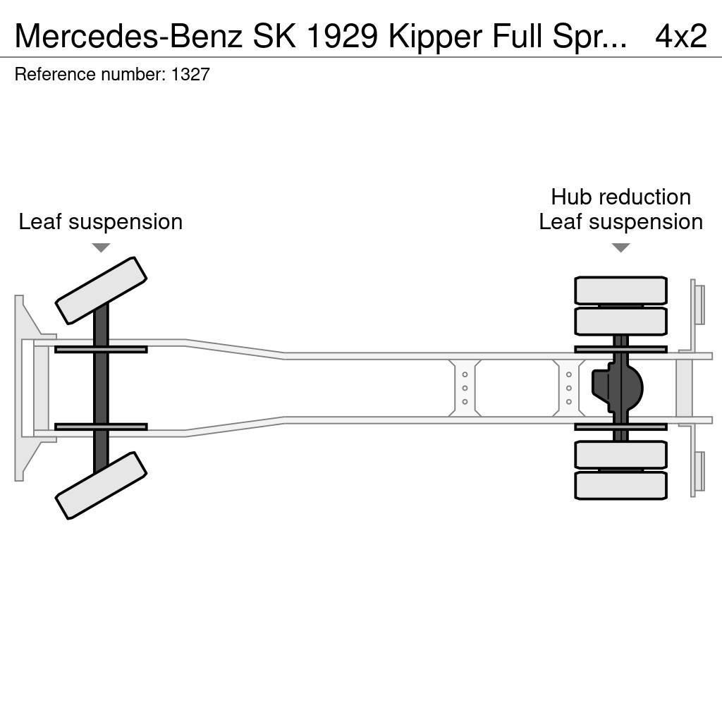 Mercedes-Benz SK 1929 Kipper Full Spring V8 Big Axle Good Condit Kiperi kamioni