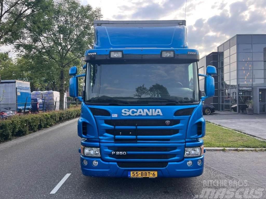 Scania P250 4X2 EURO 6 - 20 TON - BOX 7,75 METER + DHOLLA Sanduk kamioni