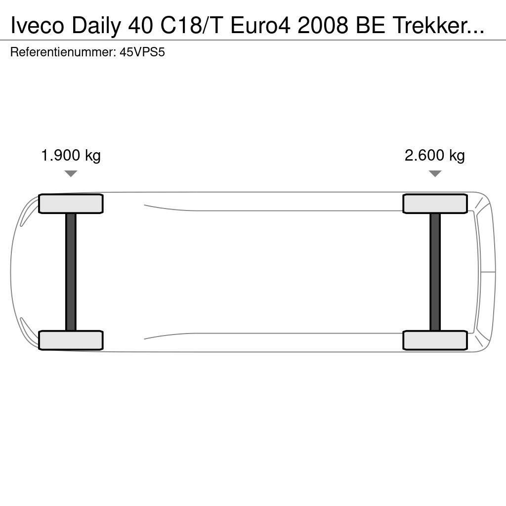 Iveco Daily 40 C18/T Euro4 2008 BE Trekker Alle inruil m Ostalo