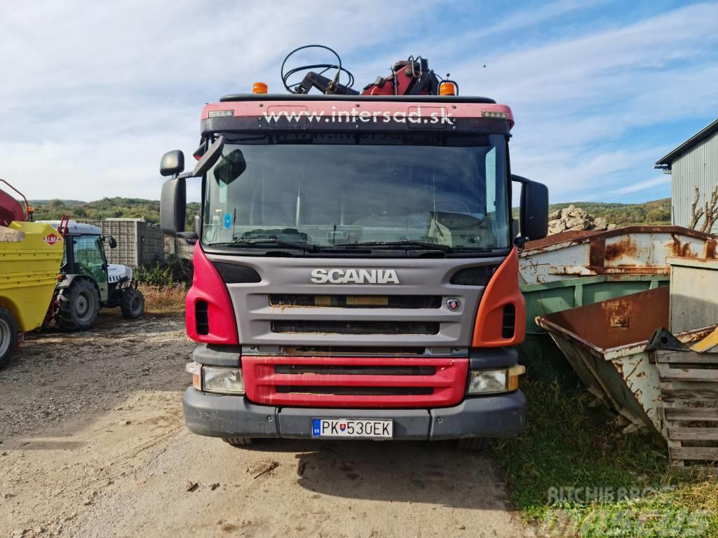 Scania P 400 Rol kiper kamioni sa kukom za podizanje tereta