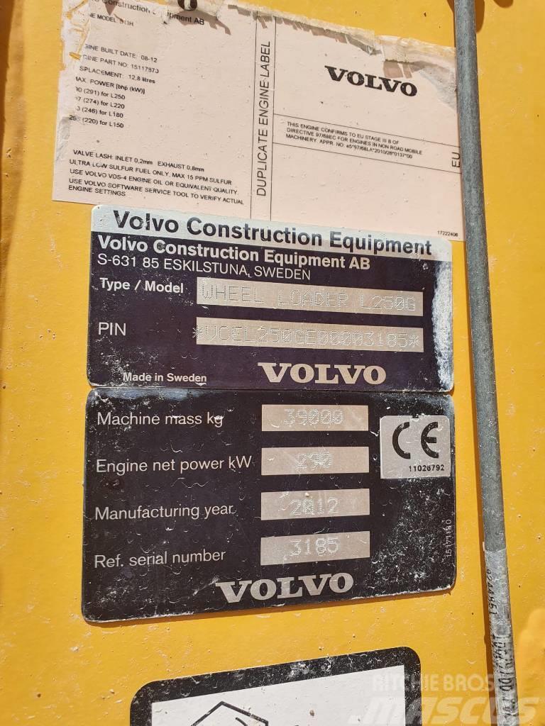 Volvo L 250 G Utovarivači na točkove