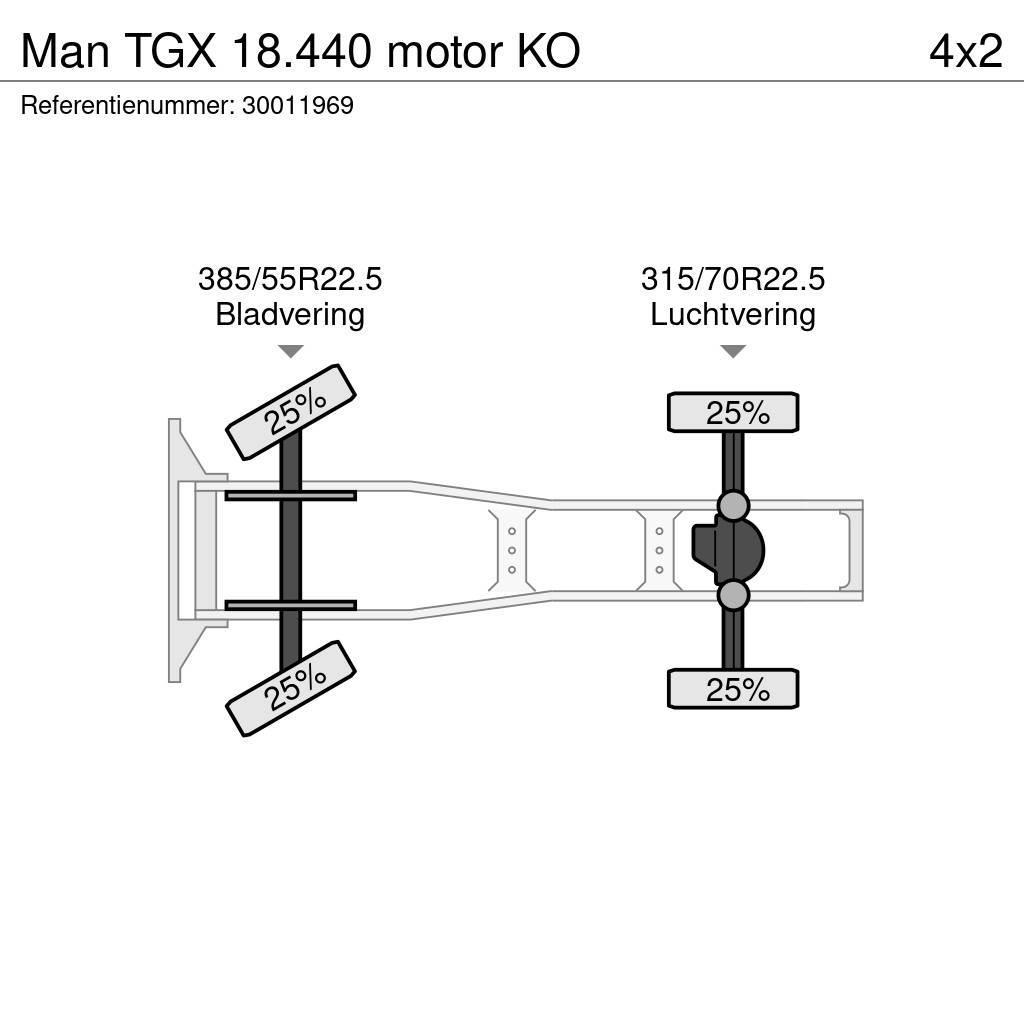 MAN TGX 18.440 motor KO Tractor Units