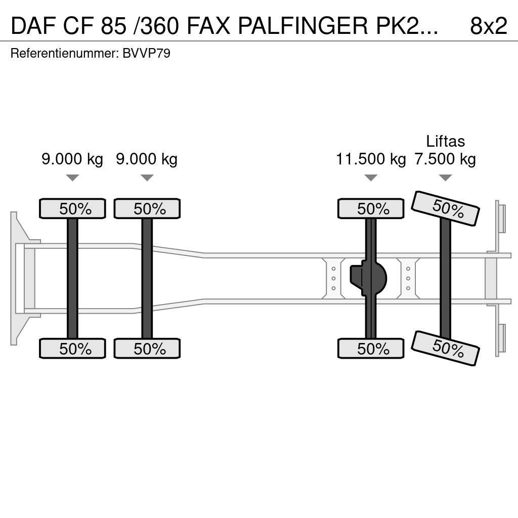 DAF CF 85 /360 FAX PALFINGER PK27002!!HOOGWERKER/SKYWO Polovne dizalice za sve terene