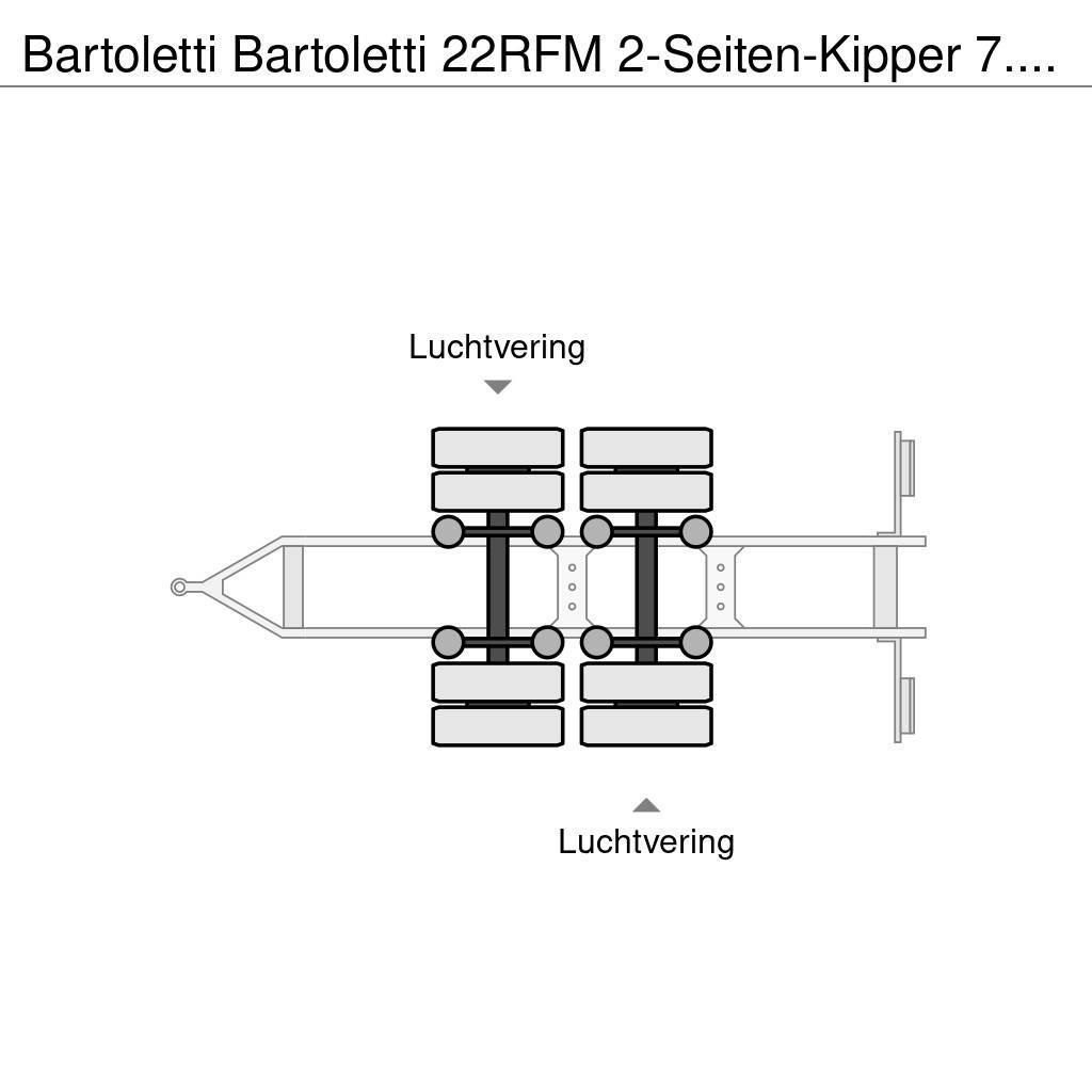 Bartoletti 22RFM 2-Seiten-Kipper 7.30m Kiperi prikolice