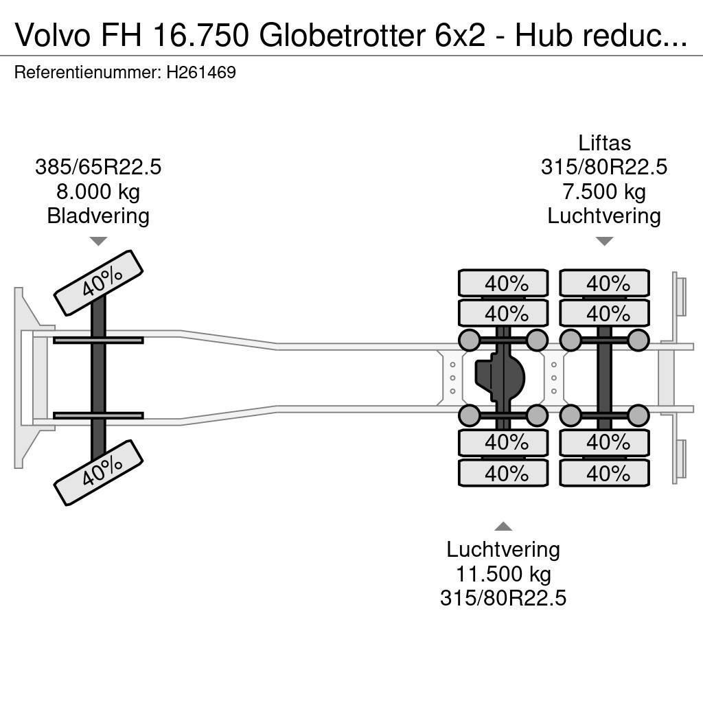 Volvo FH 16.750 Globetrotter 6x2 - Hub reduction - EEV - Kamioni-šasije
