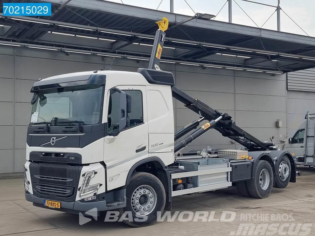 Volvo FM 500 6X2 Hyva 20-60S Lift-Lenk Asche Euro 6 Rol kiper kamioni sa kukom za podizanje tereta