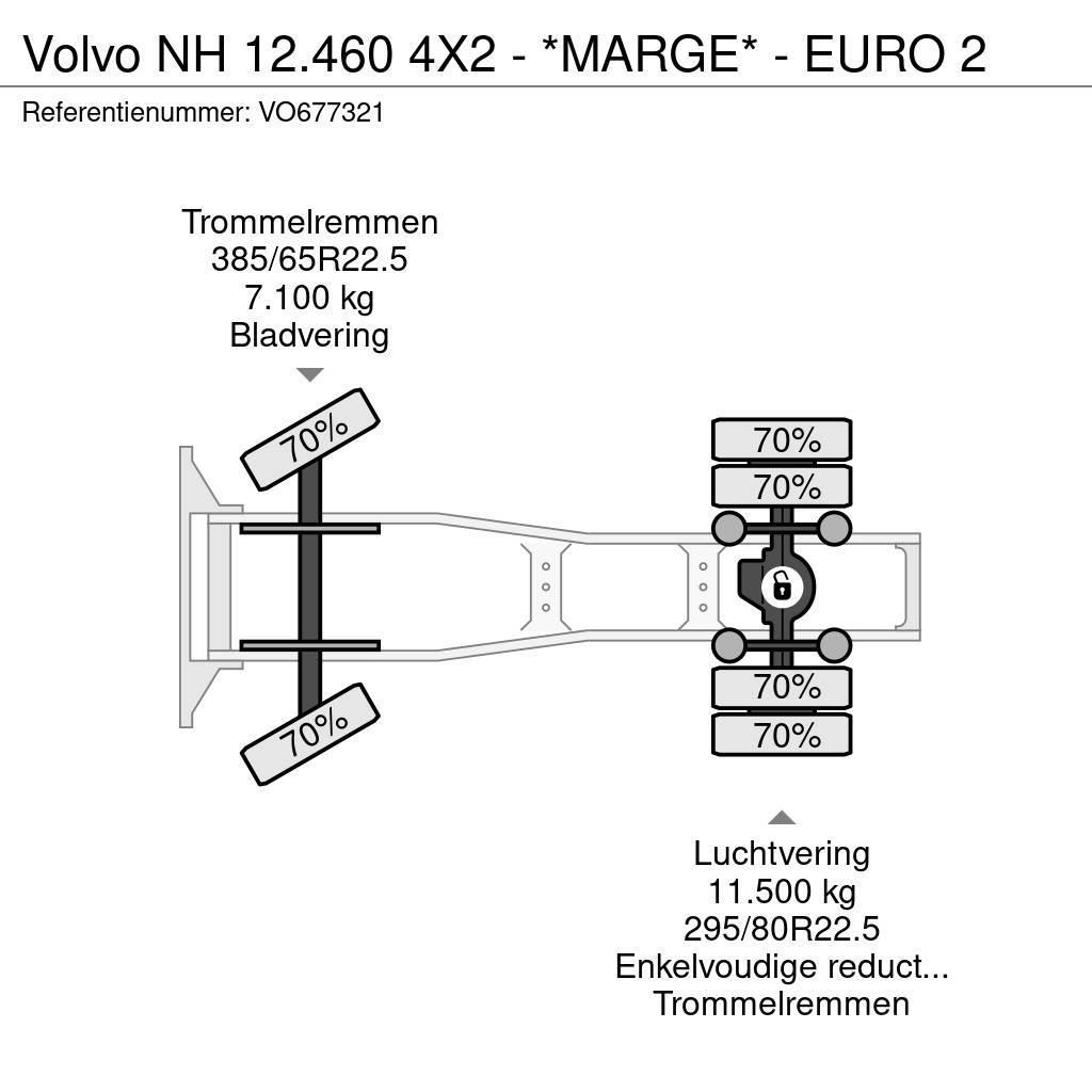 Volvo NH 12.460 4X2 - *MARGE* - EURO 2 Tegljači