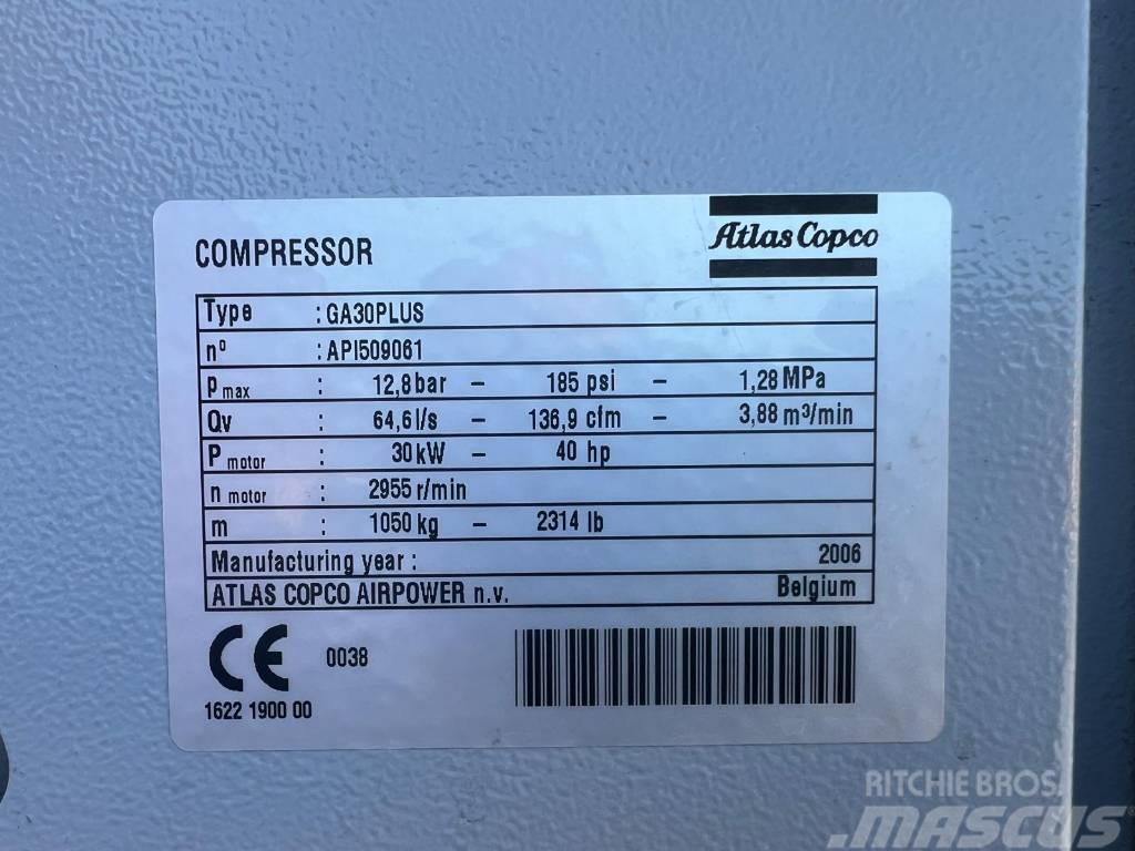Atlas Copco Compressor, Kompressor GA 30+ FF Kompresori