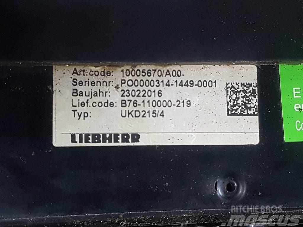 Liebherr A934C-10005670-UKD215/4-Airco condenser/Koeler Šasija i vešenje