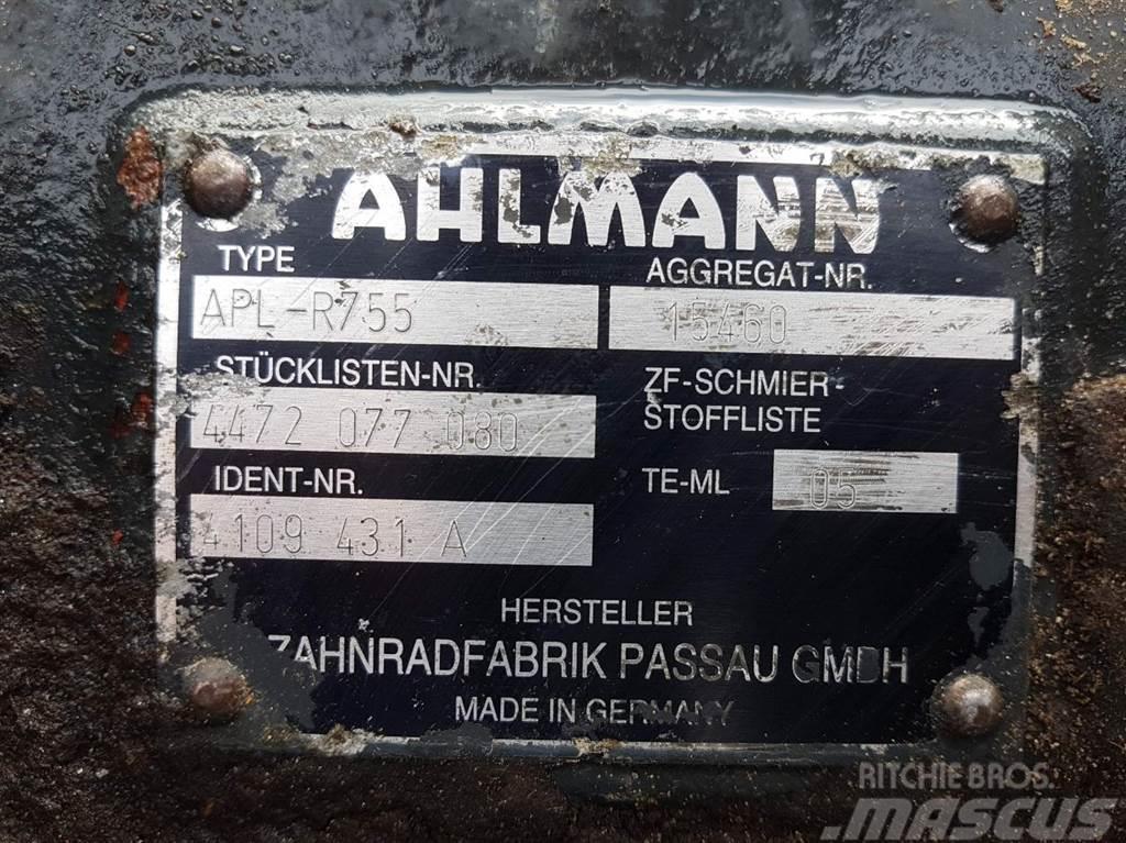 Ahlmann AZ14-ZF APL-R755-4472077080/4109431A-Axle/Achse/As Osovine