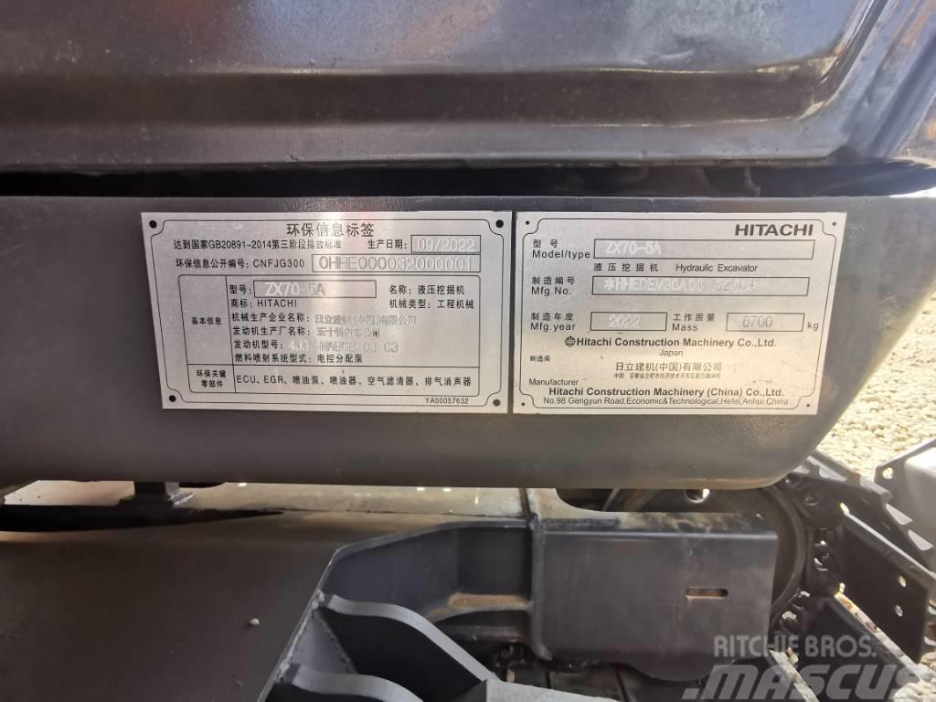 Hitachi ZX 70 Mini bageri < 7t