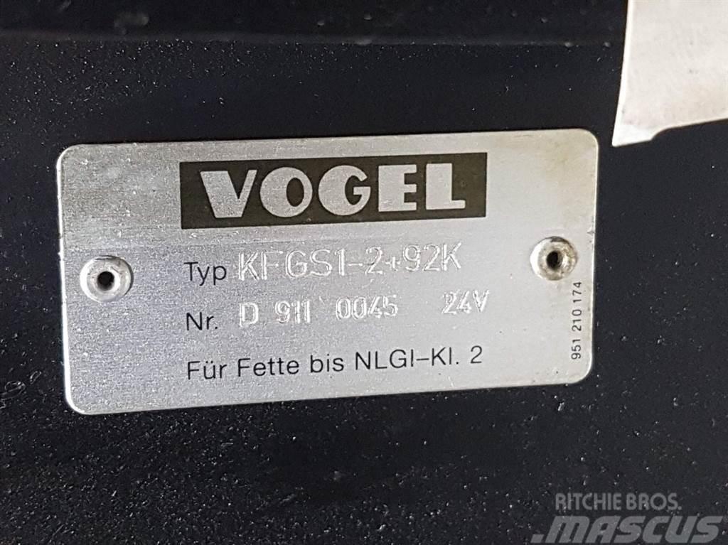 Liebherr A924-Vogel KFGS1-2+92K 24V-Lubricating system Šasija i vešenje