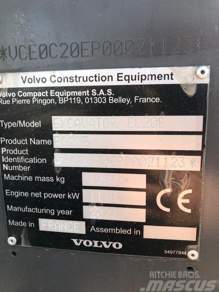Volvo EC 20 E Mini bageri < 7t