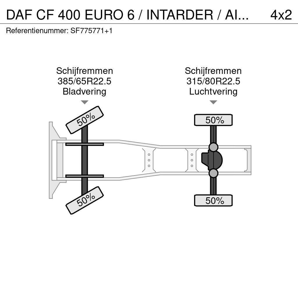 DAF CF 400 EURO 6 / INTARDER / AIRCO Tegljači