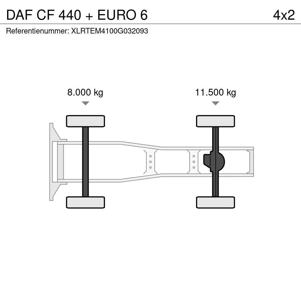 DAF CF 440 + EURO 6 Tegljači