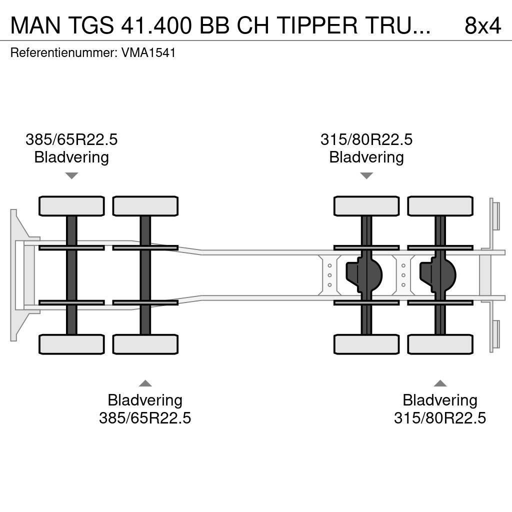 MAN TGS 41.400 BB CH TIPPER TRUCK (6 units) Kiperi kamioni