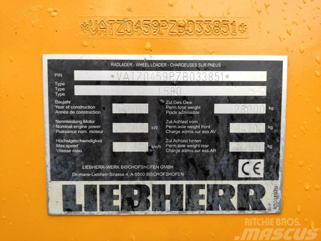 Liebherr L580 2plus2 Bj 2013' Utovarivači na točkove