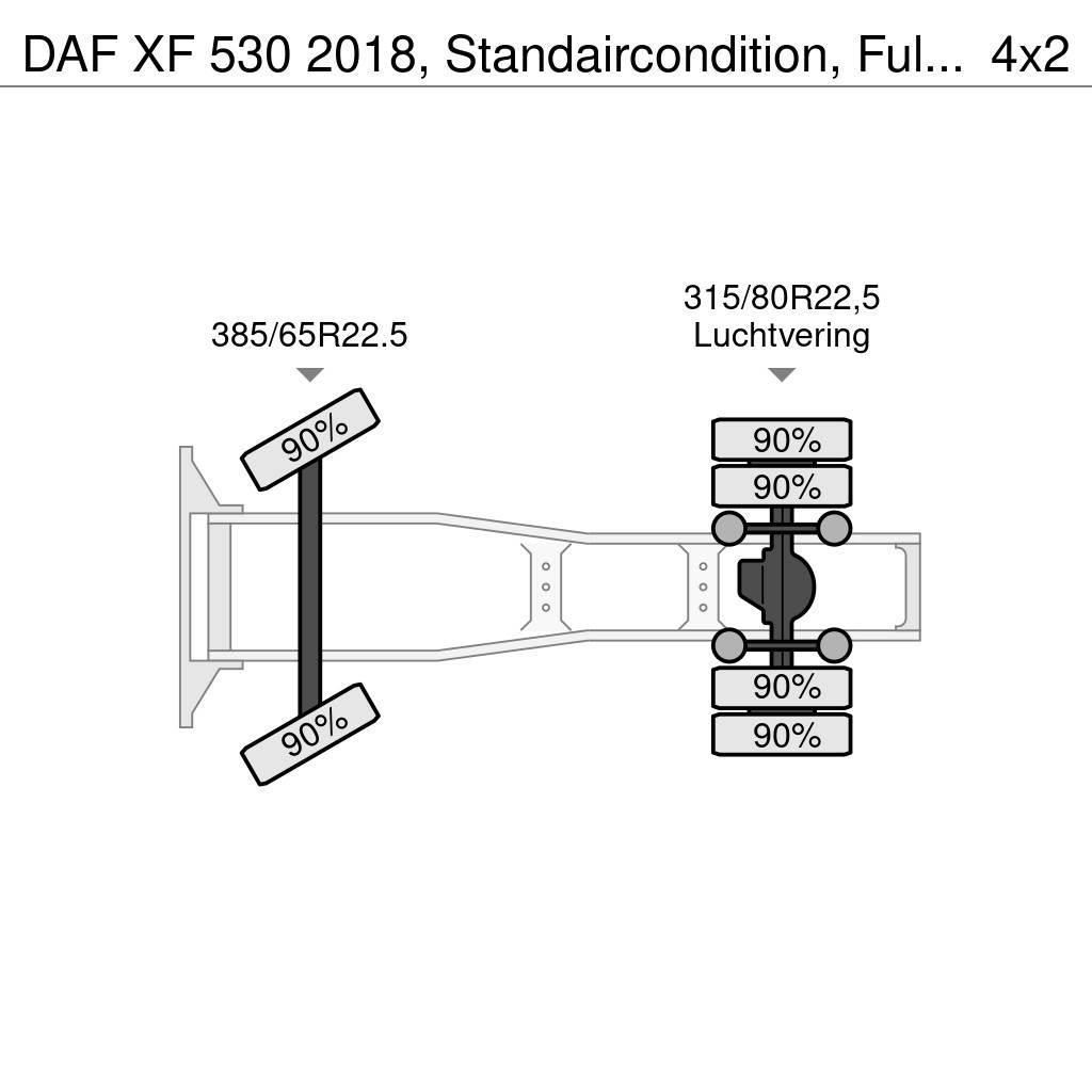 DAF XF 530 2018, Standaircondition, Full Options!! TOP Tegljači