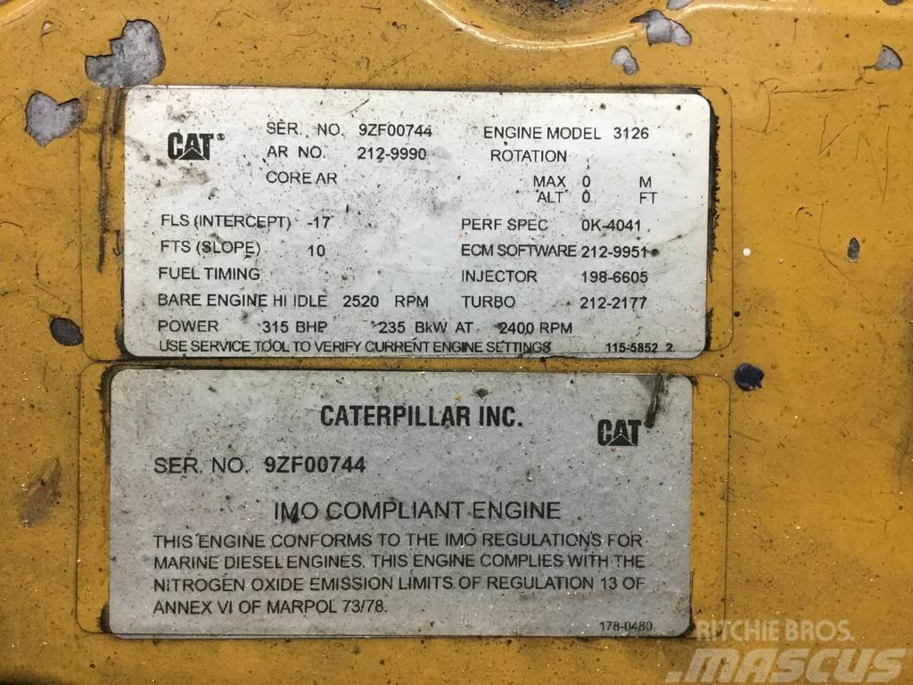 CAT 3126B MARINE 9ZF-2129990 USED Motori za građevinarstvo