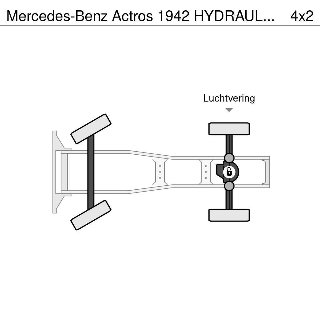 Mercedes-Benz Actros 1942 HYDRAULICS - EURO 5 - ONLY 426 760 KM Tegljači