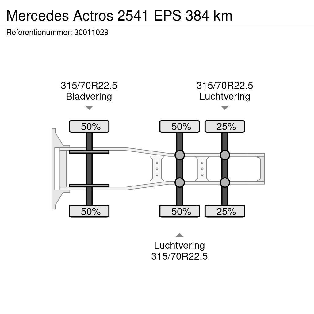 Mercedes-Benz Actros 2541 EPS 384 km Tegljači