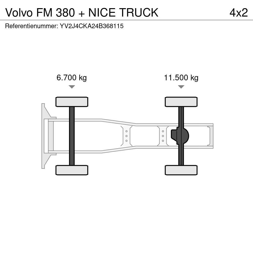 Volvo FM 380 + NICE TRUCK Tegljači