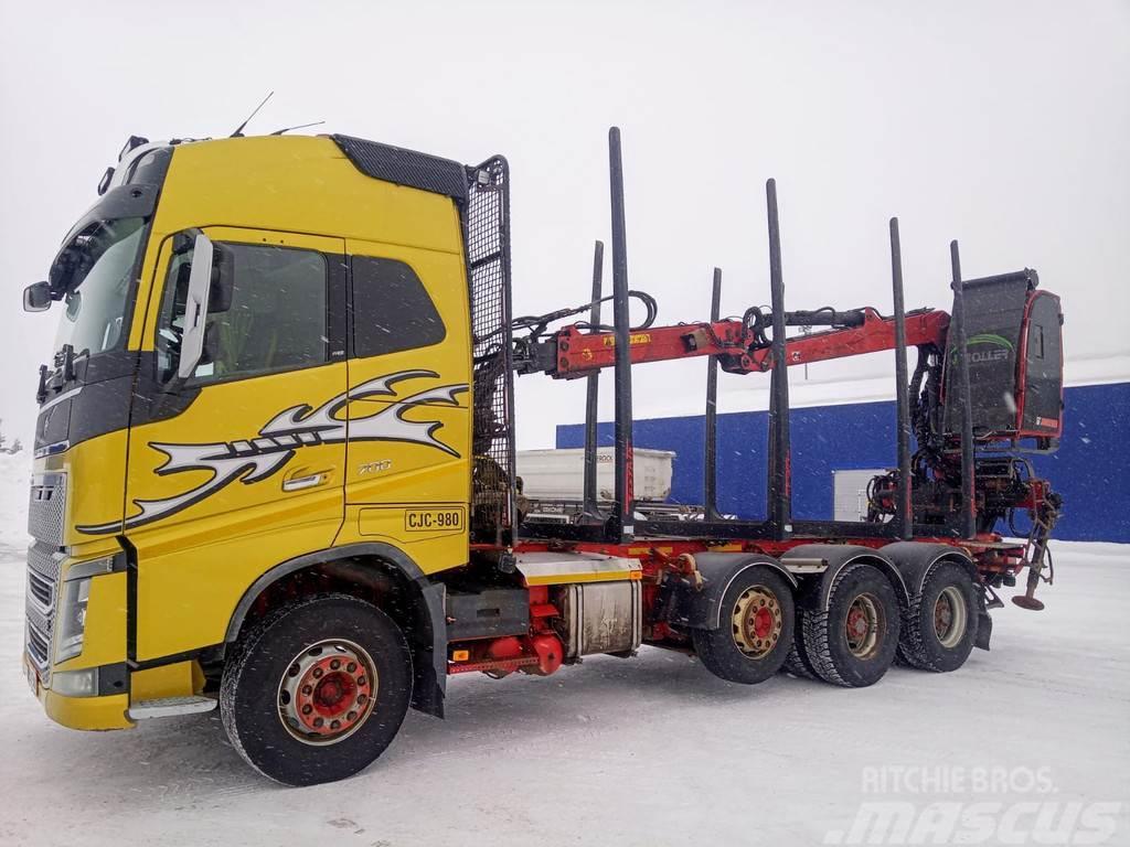 Volvo FH EURO5 puuauto ja nosturi Kamioni za drva Šticari
