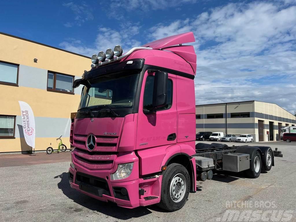 Mercedes-Benz ACTROS 2551 6x2*4 EURO 5 + FULL AIR Chassis Cab trucks