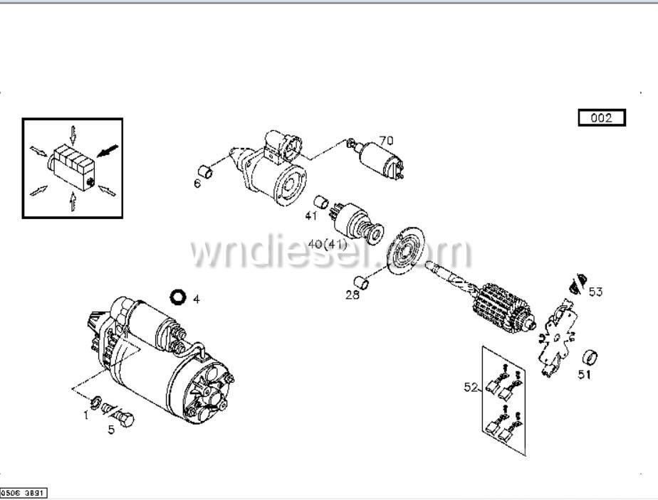 Deutz Spare-Parts-2013-Starter-0117-9586 Motori za građevinarstvo