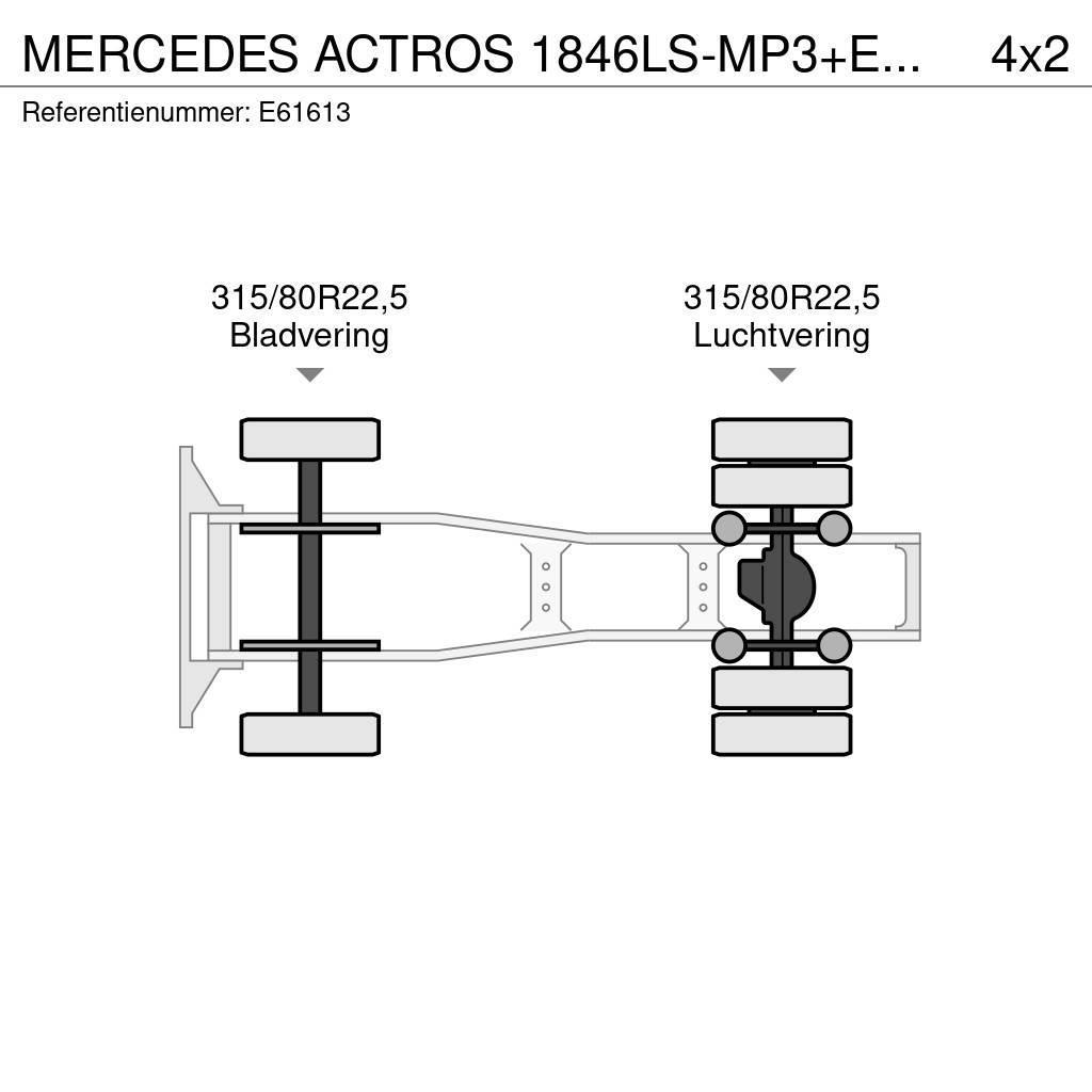 Mercedes-Benz ACTROS 1846LS-MP3+E5+HYDR Tegljači