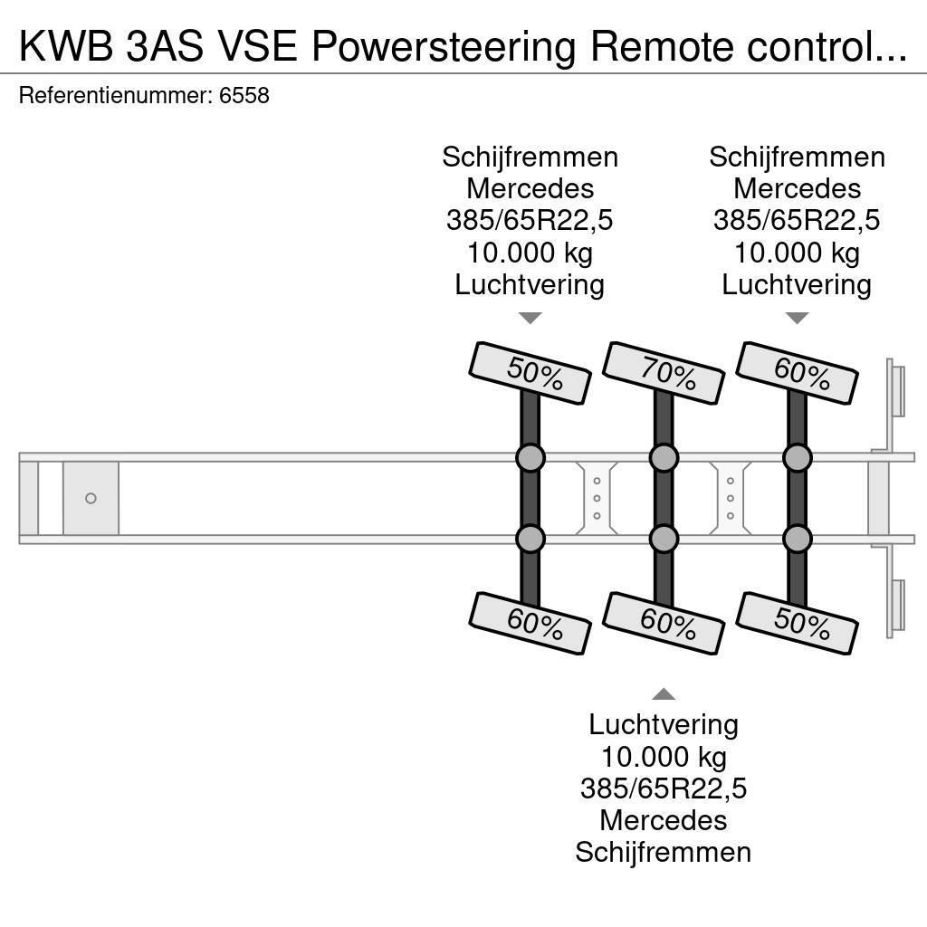  Kwb 3AS VSE Powersteering Remote controlled telesk Poluprikolice sa otvorenim sandukom