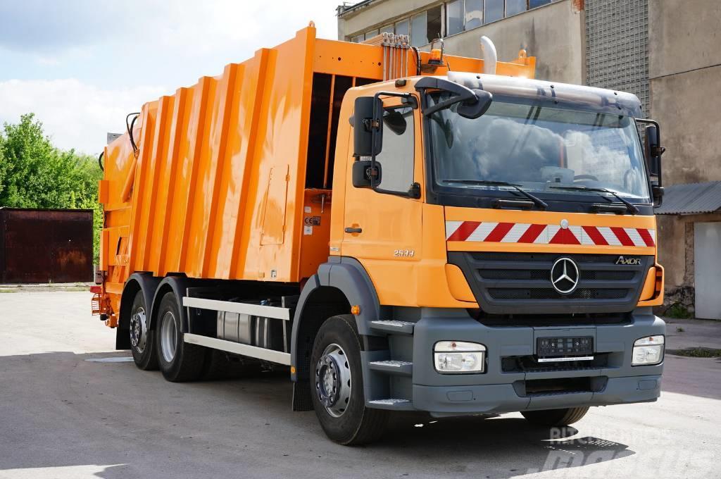 Mercedes-Benz Axor 2533 śmieciara trzyosiowa FAUN 524m3 EURO 5 Kamioni za otpad