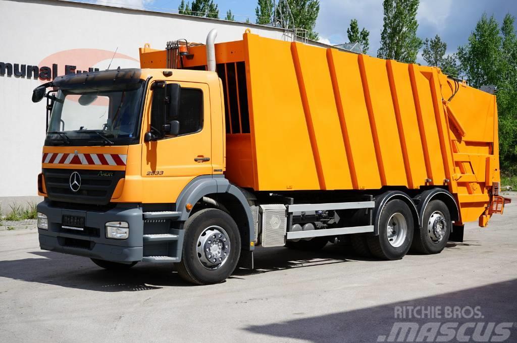 Mercedes-Benz Axor 2533 śmieciara trzyosiowa FAUN 524m3 EURO 5 Kamioni za otpad