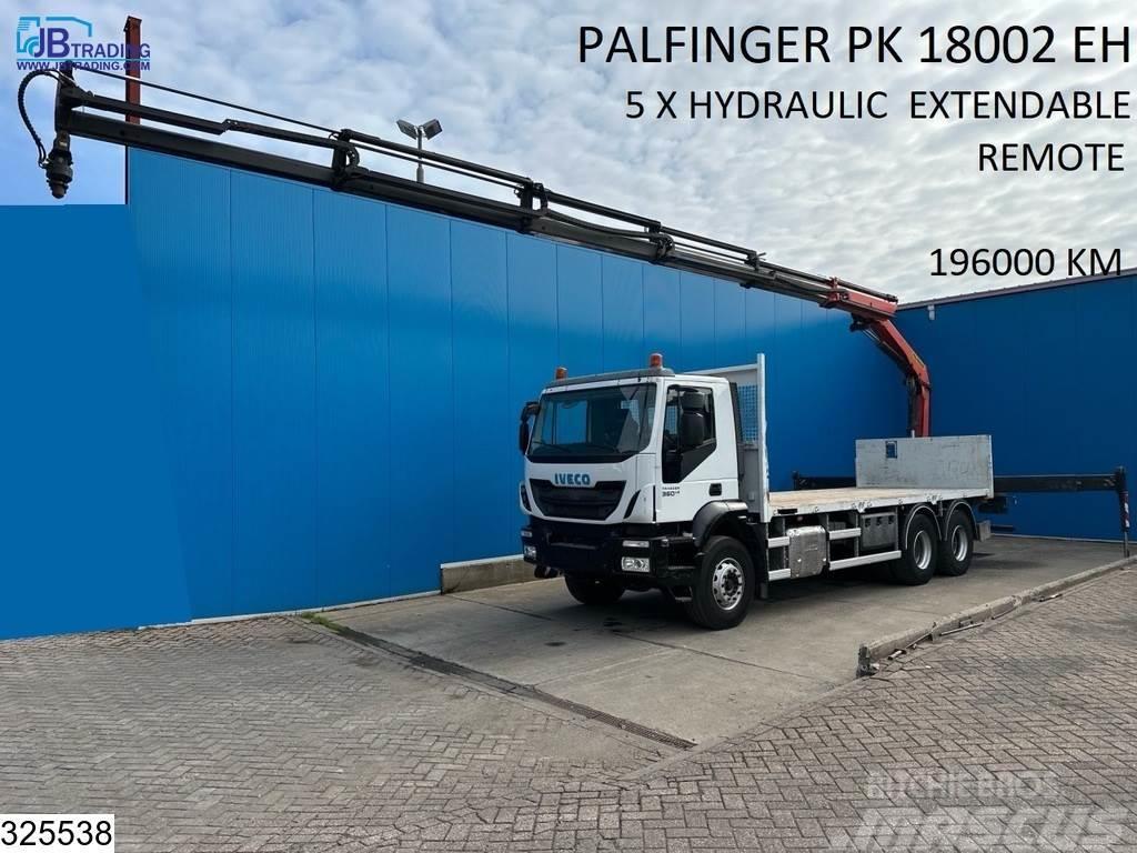 Iveco Trakker 360 6x4, Palfinger, Remote, Steel suspensi Kamioni sa otvorenim sandukom