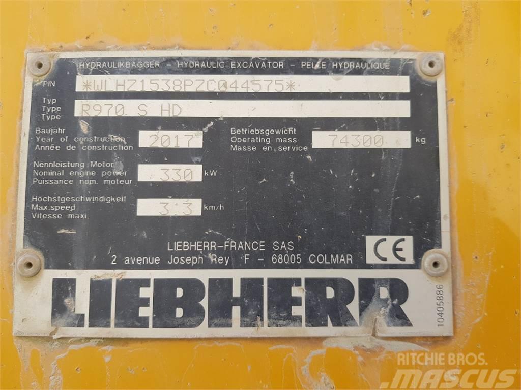 Liebherr R970 S HD Bageri guseničari