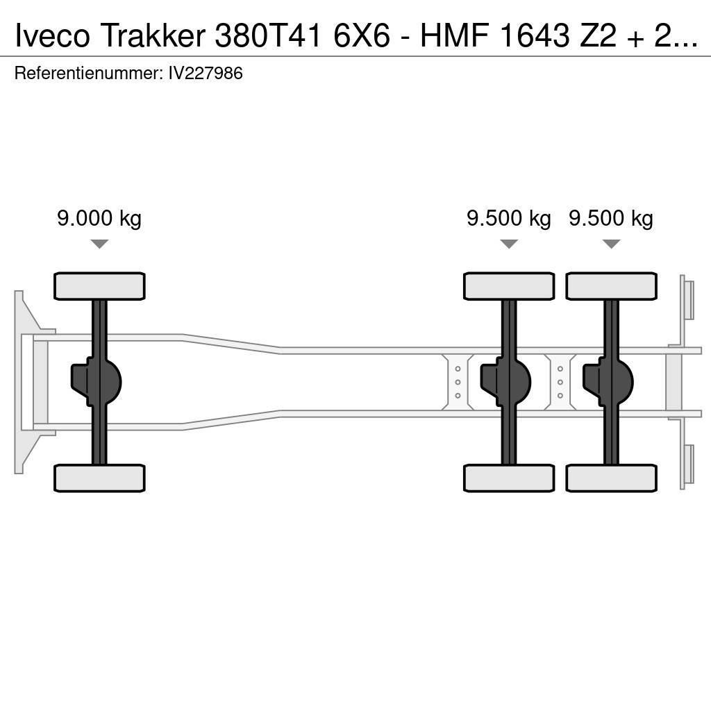 Iveco Trakker 380T41 6X6 - HMF 1643 Z2 + 2-WAY TIPPER Kiperi kamioni