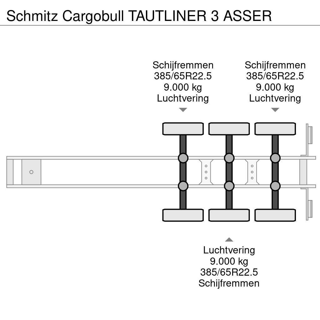 Schmitz Cargobull TAUTLINER 3 ASSER Poluprikolice sa ciradom