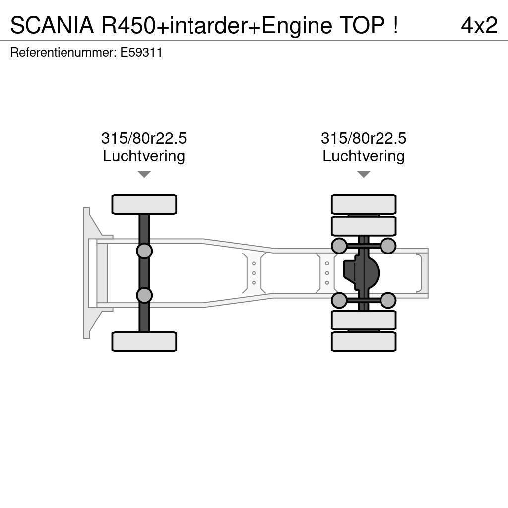 Scania R450+intarder+Engine TOP ! Tegljači