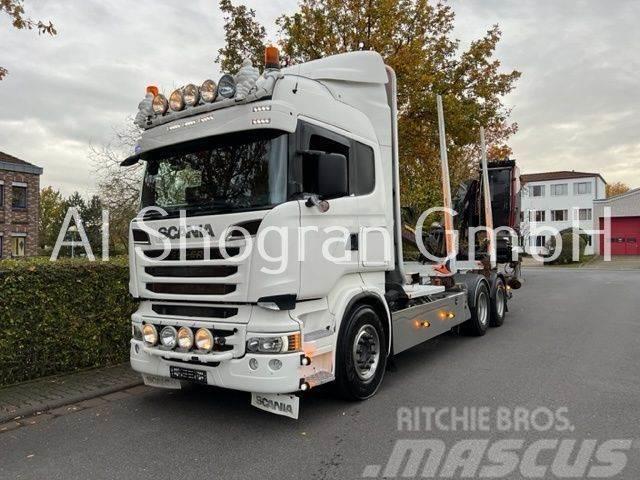 Scania R730 V8 6X4 Hiab 1080/Retarder/Euro 5 EEV Kamioni za drva Šticari