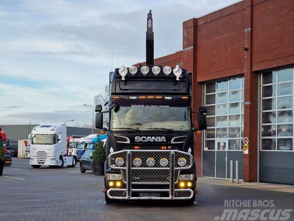 Scania R730 V8 Topline 6x2 - Hooklift 560CM - Custom in- Rol kiper kamioni sa kukom za podizanje tereta