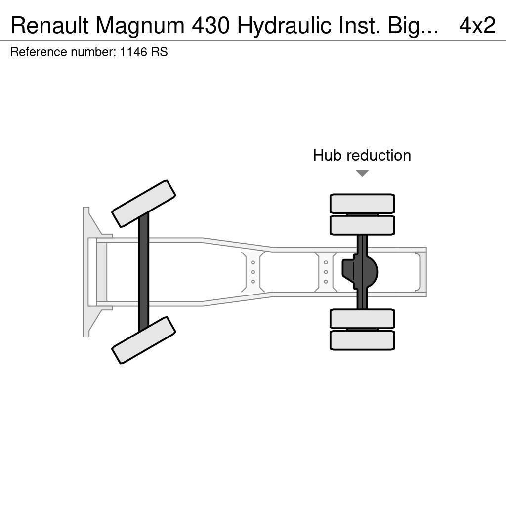 Renault Magnum 430 Hydraulic Inst. Big Axle Good Condition Tegljači