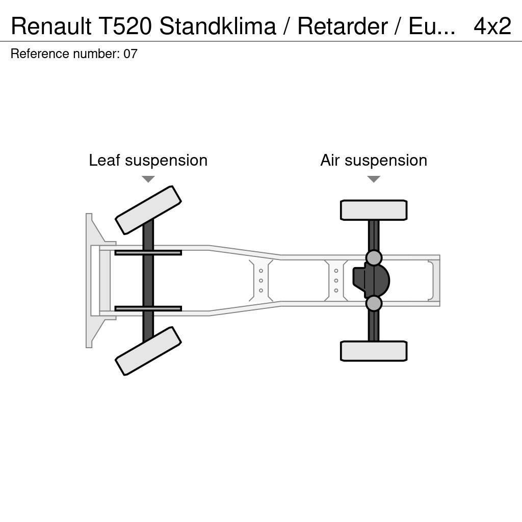Renault T520 Standklima / Retarder / Euro 6 Tegljači