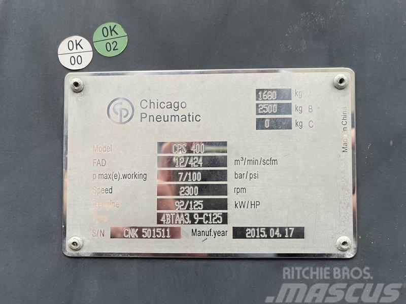 Chicago Pneumatic CPS 400 Kompresori